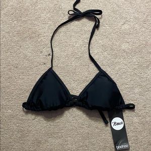 black triangle bikini top